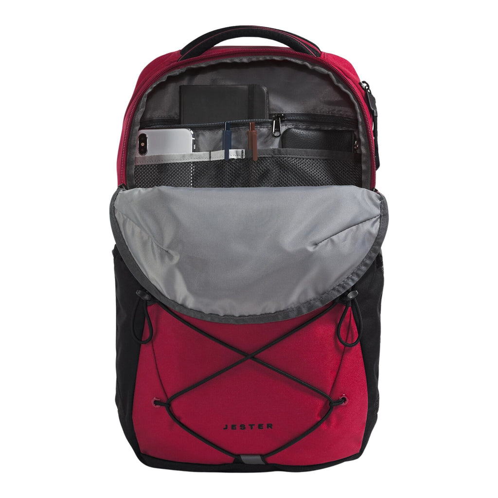 The North Face Jester Backpack - Beetroot/TNF Black - Lenny's Shoe & Apparel