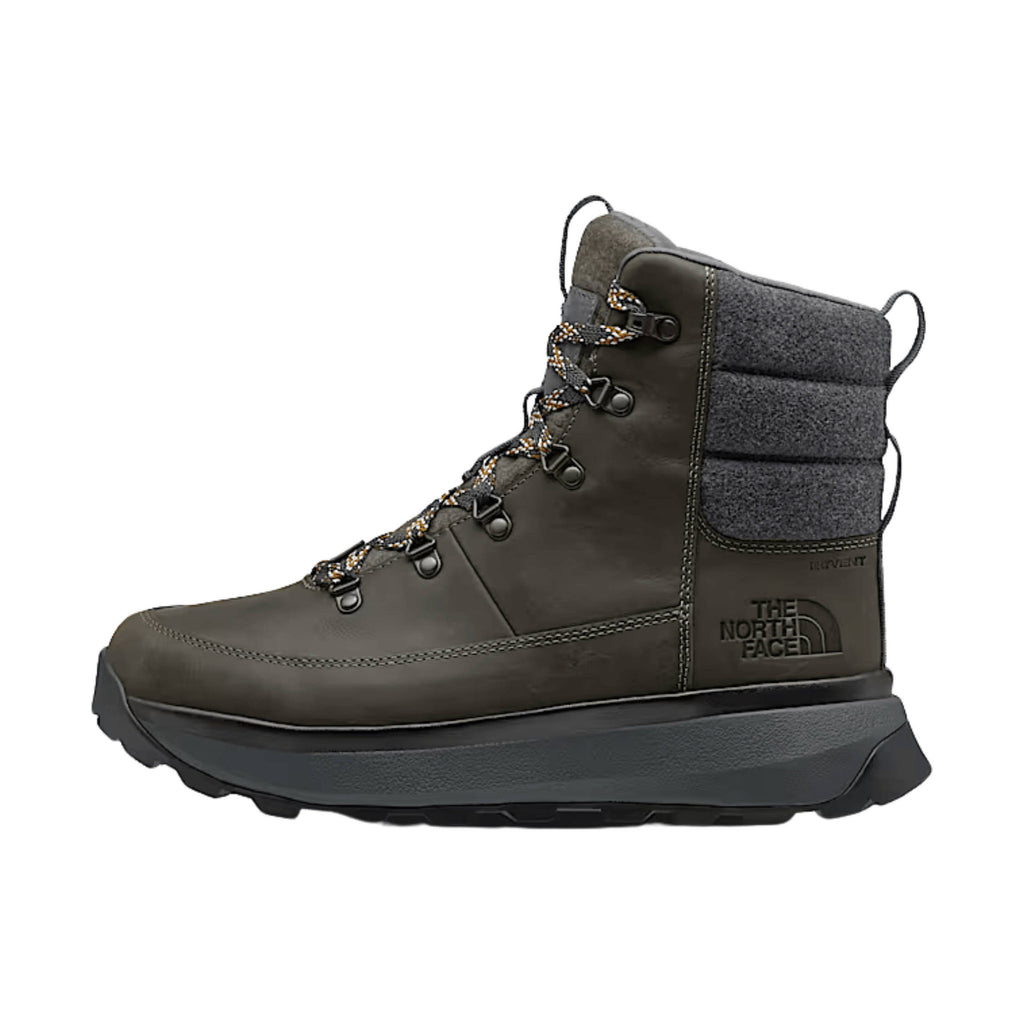 The North Face Men's Bergen Leather Waterproof Winter Boots - New Taupe Green/Asphalt Grey - Lenny's Shoe & Apparel