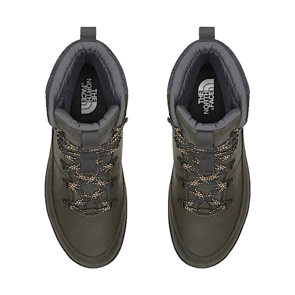 The North Face Men's Bergen Leather Waterproof Winter Boots - New Taupe Green/Asphalt Grey - Lenny's Shoe & Apparel