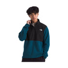 The North Face Men's Glacier Fleece Half Zip - Midnight Petrol/ Black - Lenny's Shoe & Apparel