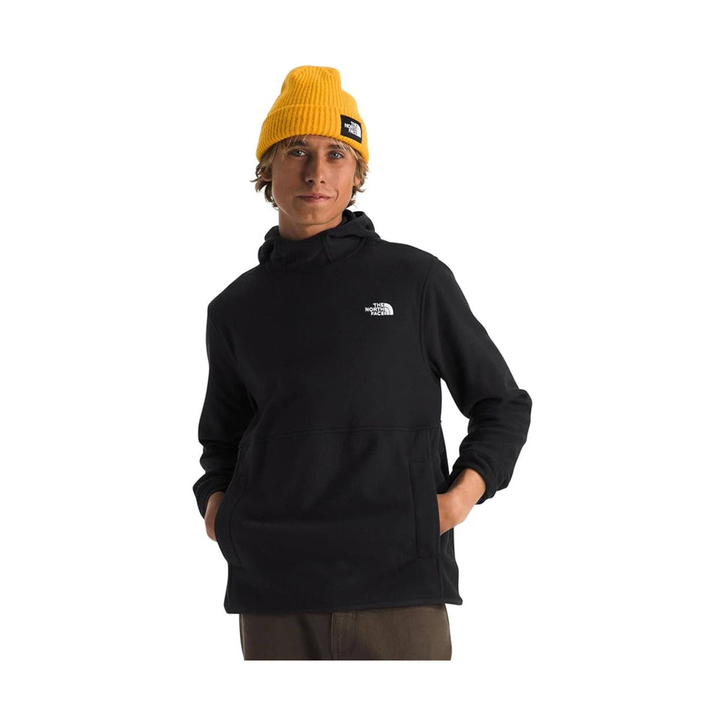 The North Face Men's Glacier Fleece Pullover - Black - Lenny's Shoe & Apparel