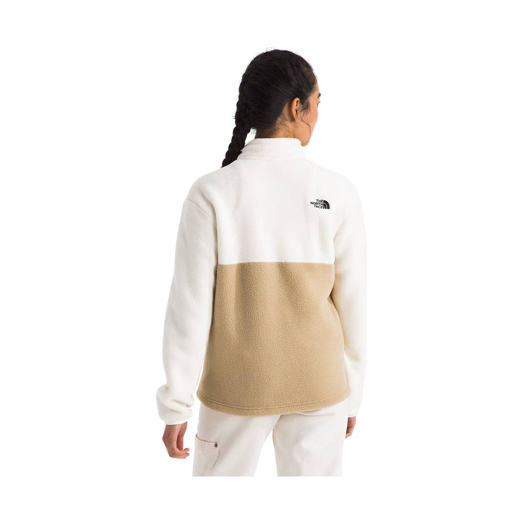 The North Face Women's Yumiori Full Zip Fleece - Khaki Stone/White Dune/Utility Brown - Lenny's Shoe & Apparel