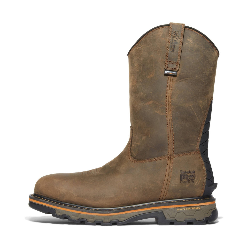 Timberland Pro Men's True Grit Pull On Composite Toe Waterproof Work Boots - Turkish Coffee Brown - Lenny's Shoe & Apparel