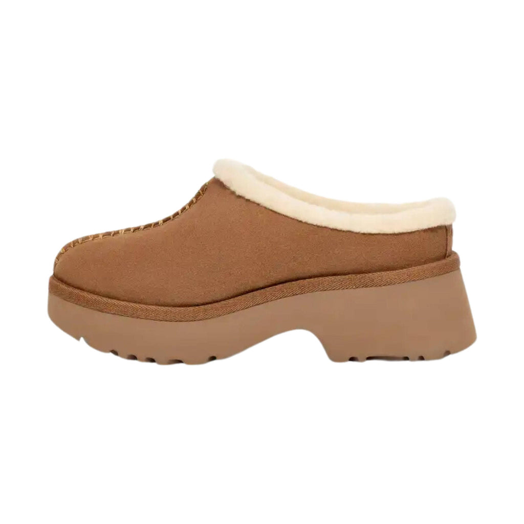 UGG Women's New Heights Cozy Clog - CHESTNUT - Lenny's Shoe & Apparel