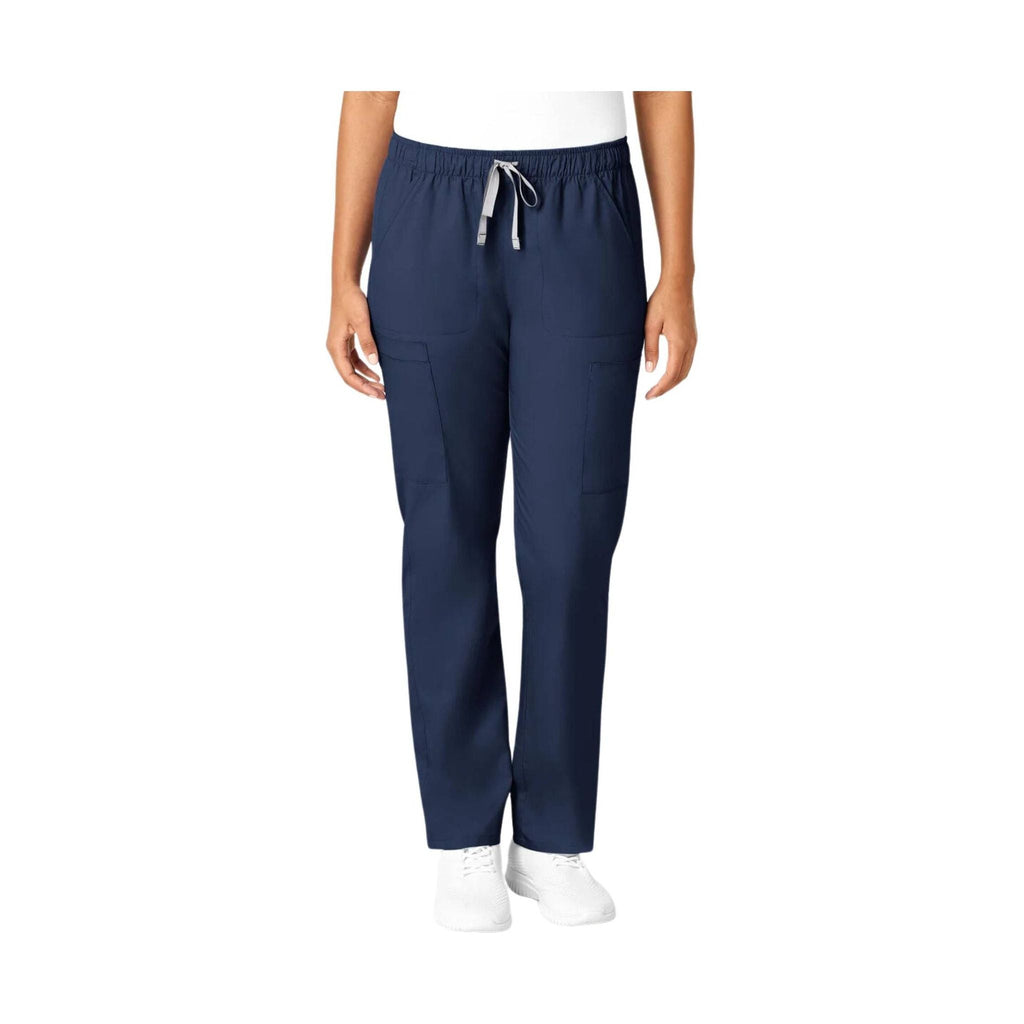 WonderWink Women's Convertible Slim Leg Scrub Pant - Navy - Lenny's Shoe & Apparel