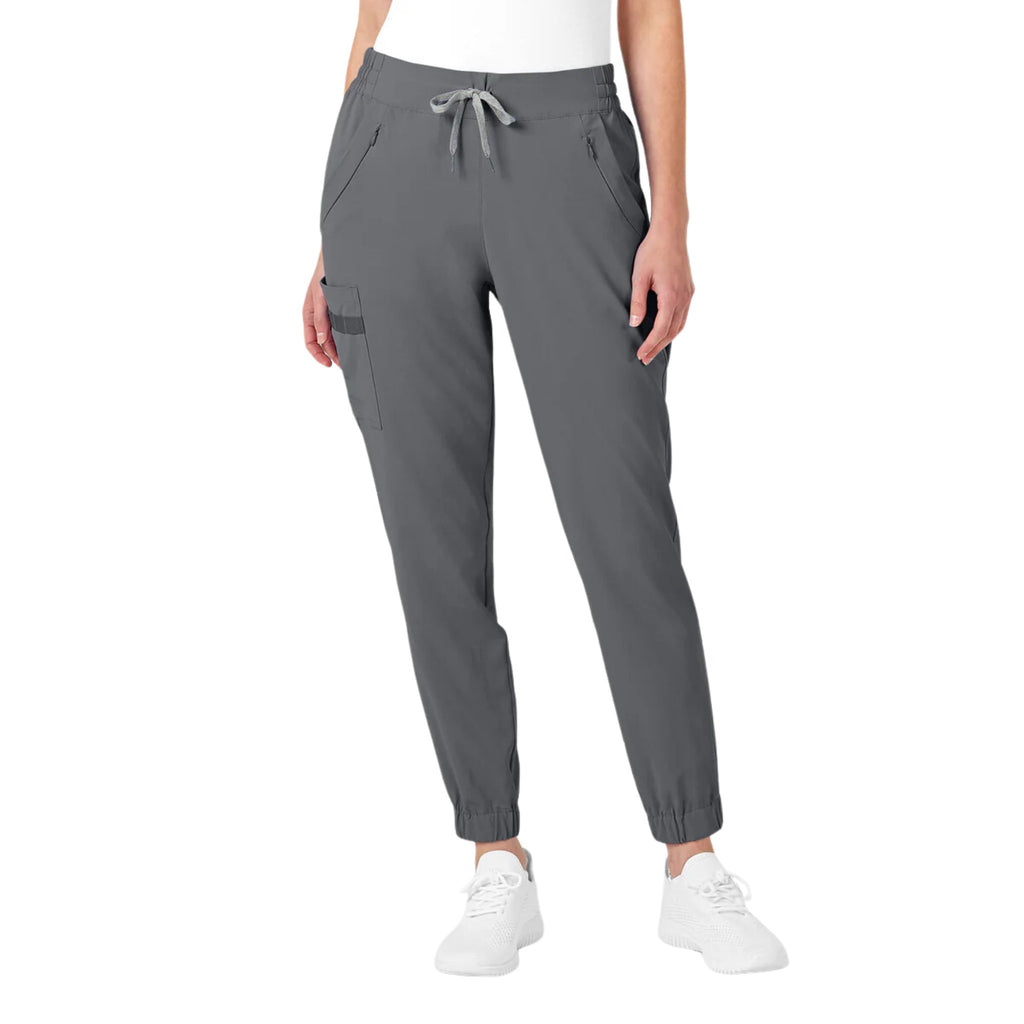 WonderWink Women's Jogger Scrub Pant - Pewter - Lenny's Shoe & Apparel