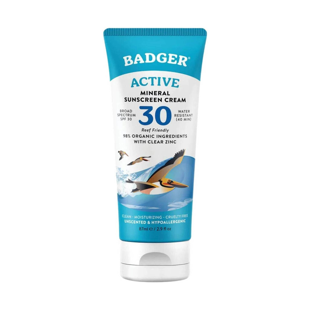 Badger Active Mineral Sunscreen Cream SPF 30 - Lenny's Shoe & Apparel