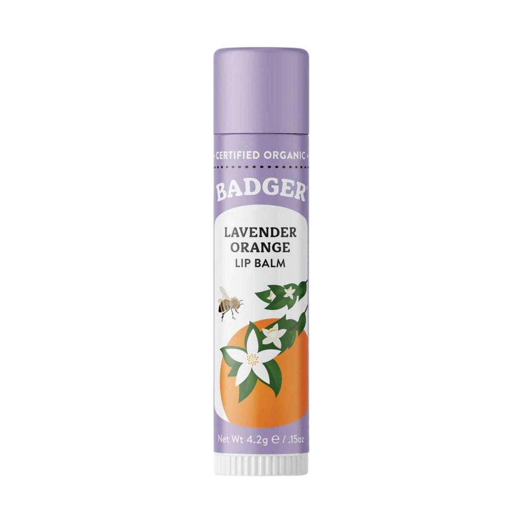 Badger Classic Organic Lip Balm - Lavender Orange - Lenny's Shoe & Apparel