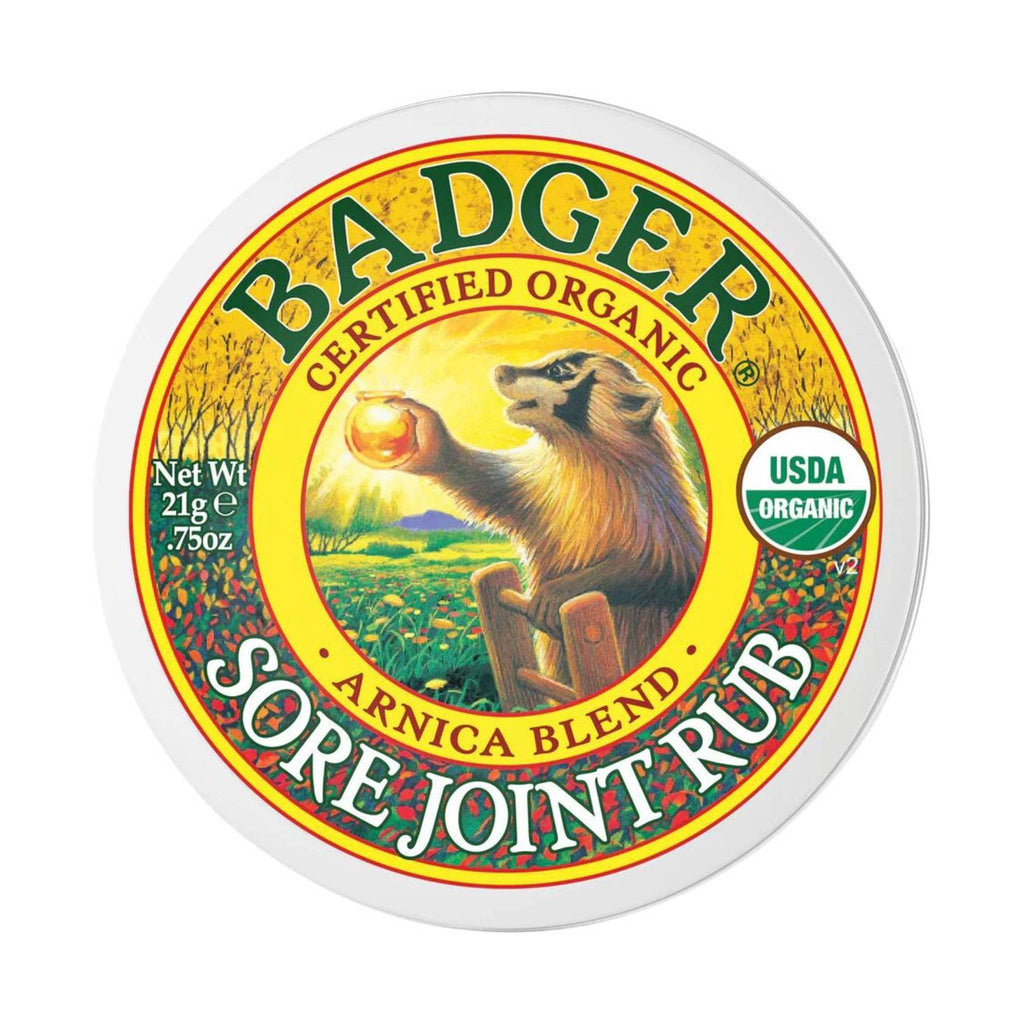 Badger Sore Joint Rub .75oz Tin - Lenny's Shoe & Apparel