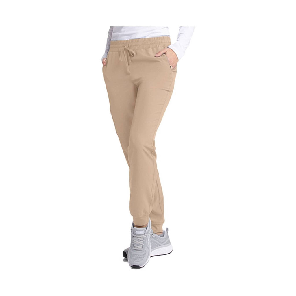 Barco Women's Theory Jogger Scrub Pant - New Khaki - Lenny's Shoe & Apparel