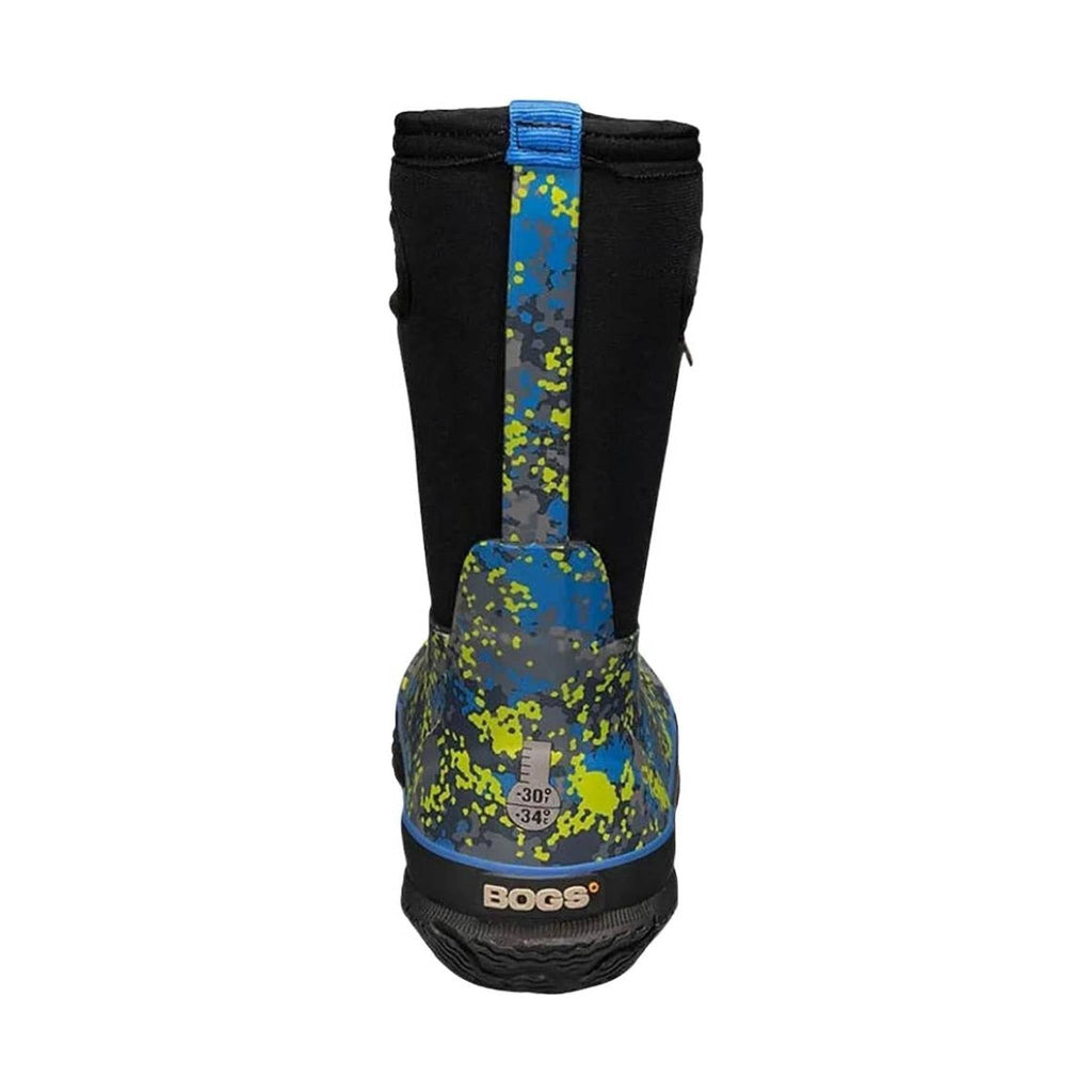 Bogs Kids' Classic Micro Camo Rain Boot - Blue - Lenny's Shoe & Apparel