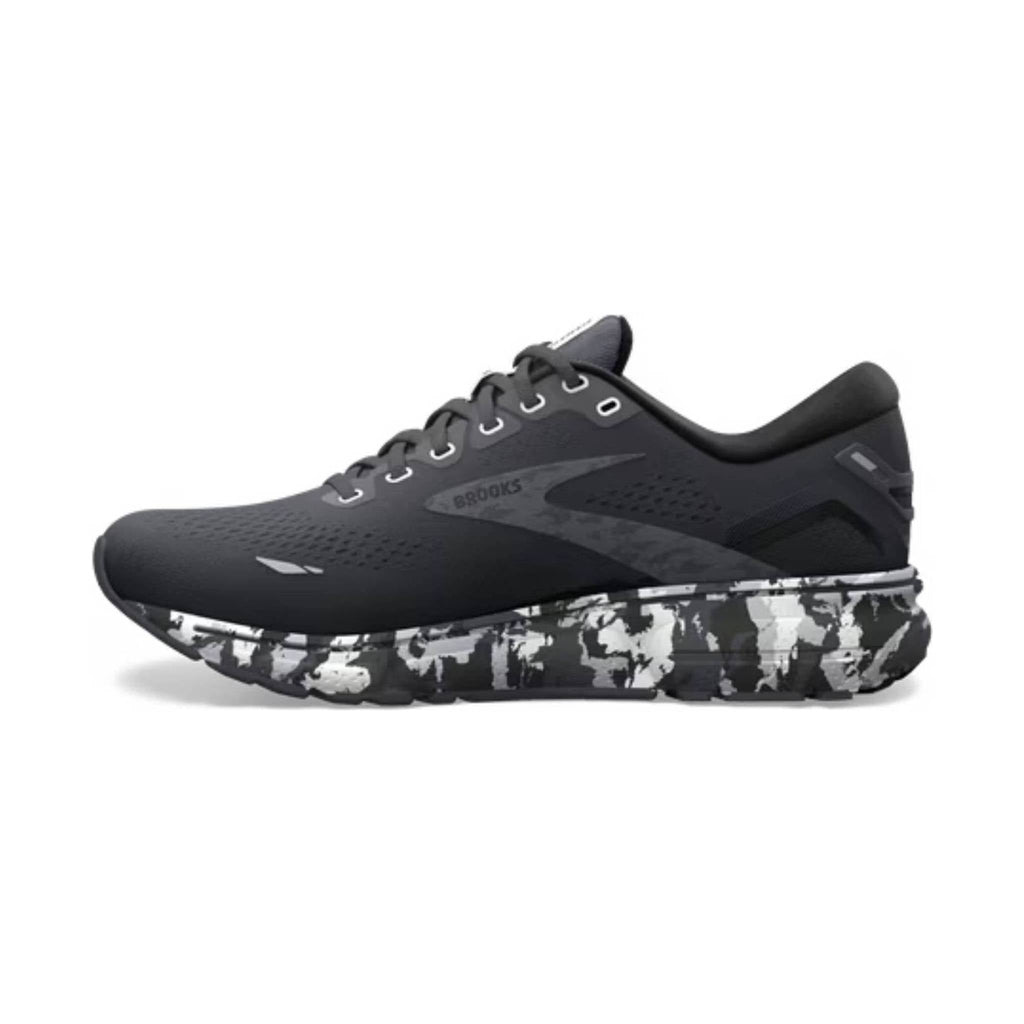 Brooks Men's Ghost 15 Road Running Shoes - Ebony/Black/Oyster - Lenny's Shoe & Apparel