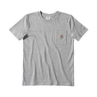 Carhartt Kids' Pocket Tee - Grey Heather 4-7 - Lenny's Shoe & Apparel