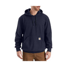 Carhartt Men's Flame Resistant Heavyweight Hooded Sweatshirt - Dark Navy - Lenny's Shoe & Apparel