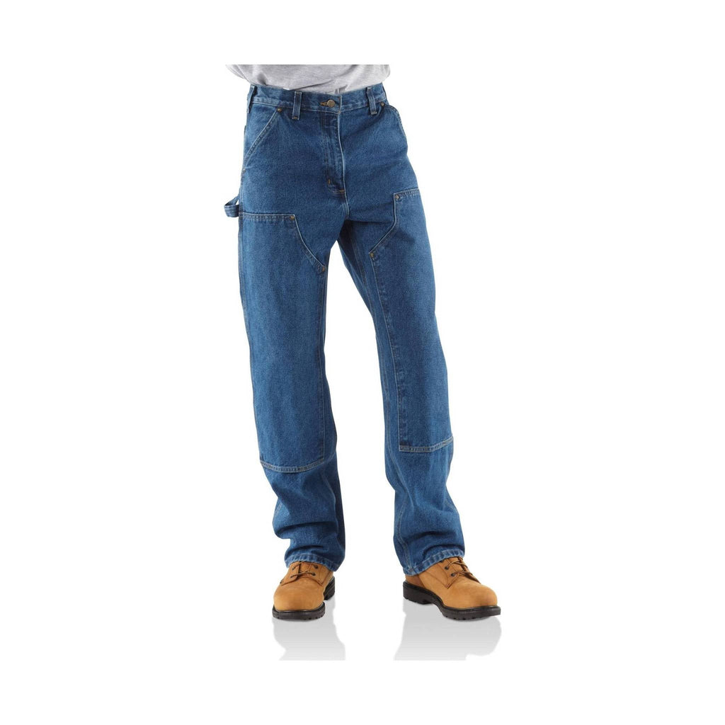 Carhartt Men's Loose/Original-Fit Double-Front Washed Logger Dungaree - Darkstone - Lenny's Shoe & Apparel