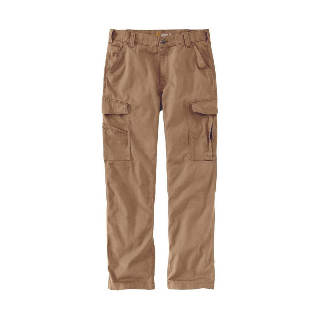 Carhartt Men's Relaxed Fit Canvas Cargo Work Pant - Dark Khaki - Lenny's Shoe & Apparel