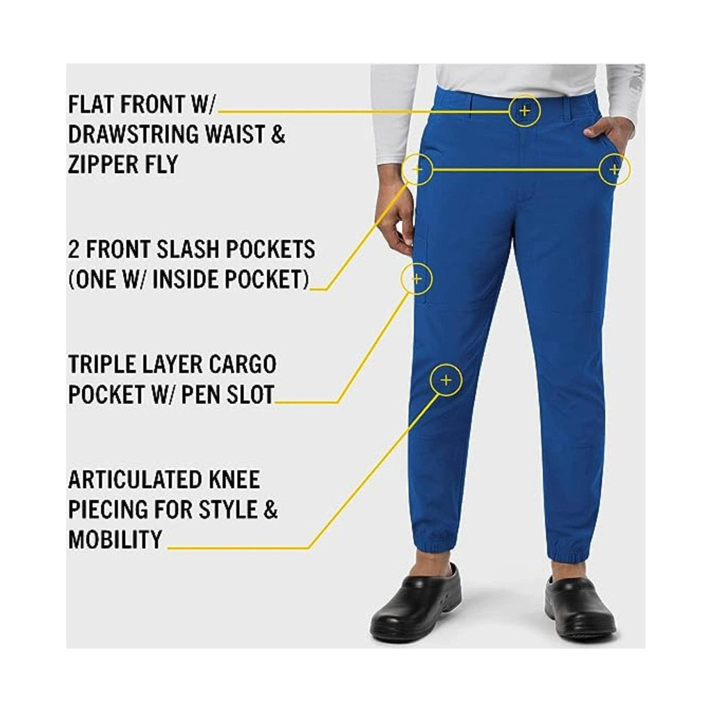 Carhartt Men's Ripstop Cargo Jogger Scrub Pant - Royal Blue - Lenny's Shoe & Apparel