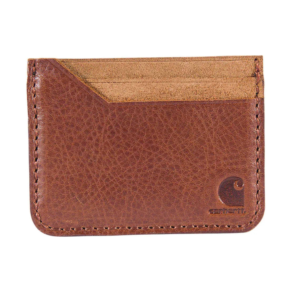 Carhartt Patina Leather Front Pocket Wallet - Oiled Walnut - Lenny's Shoe & Apparel