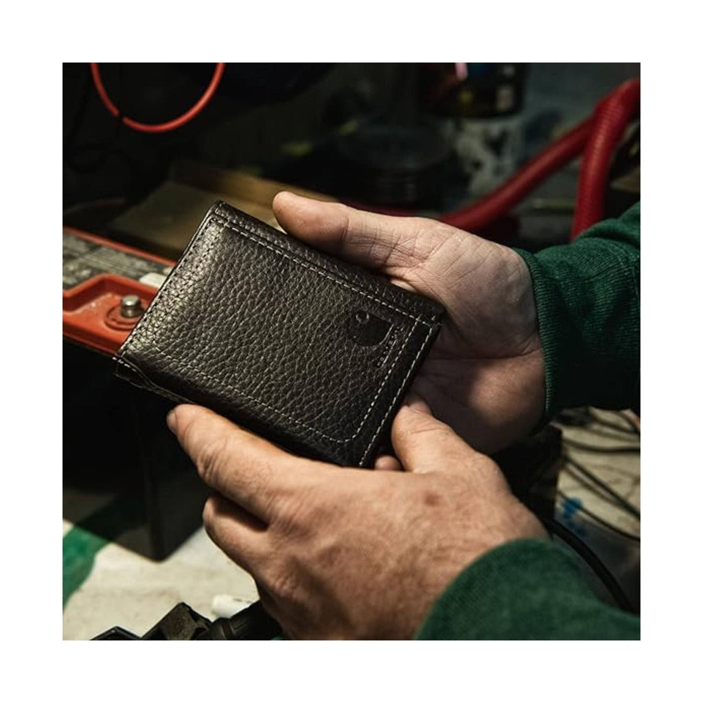 Carhartt Pebble Trifold Wallet - Dark Brown - Lenny's Shoe & Apparel