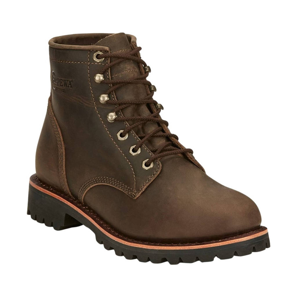 Chippewa Men's Classic 6in Non Insulated Soft Toe Work Boots - Wood - Lenny's Shoe & Apparel