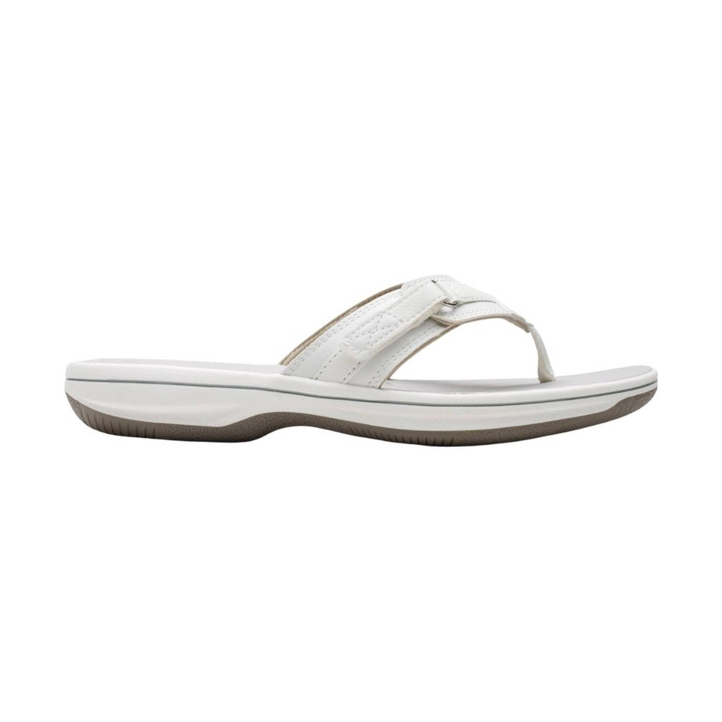 Clarks Women's Breeze Sea - White Synthetic - Lenny's Shoe & Apparel