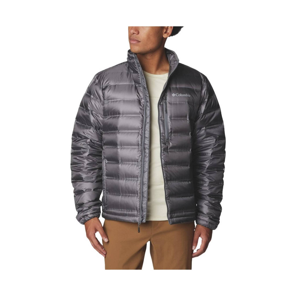 Columbia Men's Pebble Peak Down Jacket - City Grey - Lenny's Shoe & Apparel