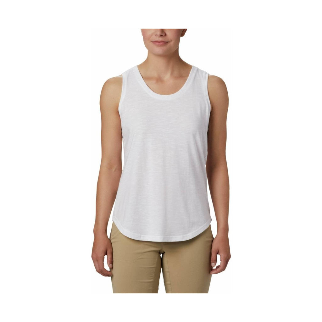 Columbia Women's Cades Cape Tank - White - Lenny's Shoe & Apparel