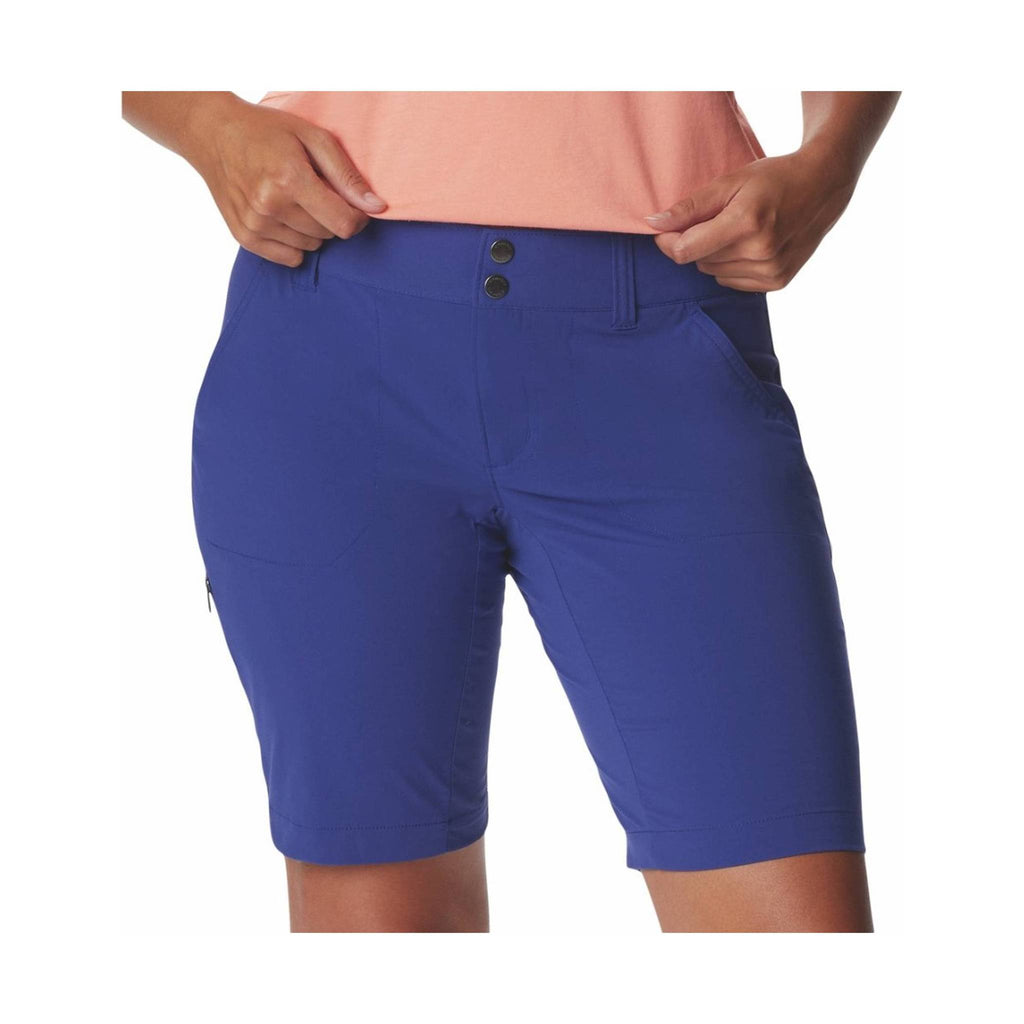 Columbia Women's Saturday Trail Long Short - Dark Sapphire - Lenny's Shoe & Apparel