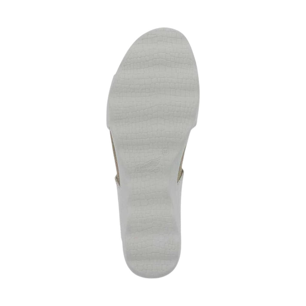 Dansko Women's Maddy Sandal - Ivory Milled Nubuck - Lenny's Shoe & Apparel