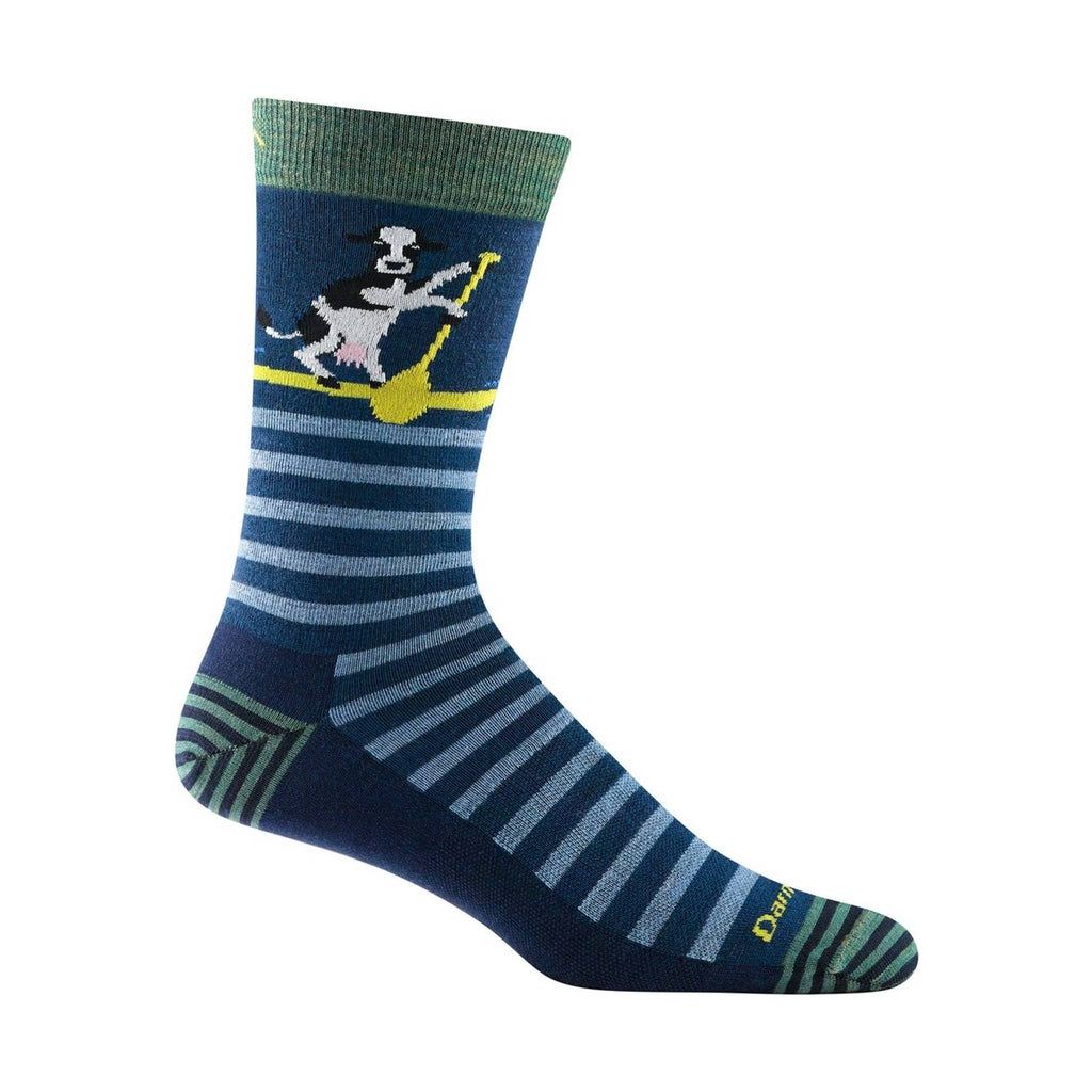 Darn Tough Vermont Men's Animal Haus Lightweight Lifestyle Sock - Midnight - Lenny's Shoe & Apparel