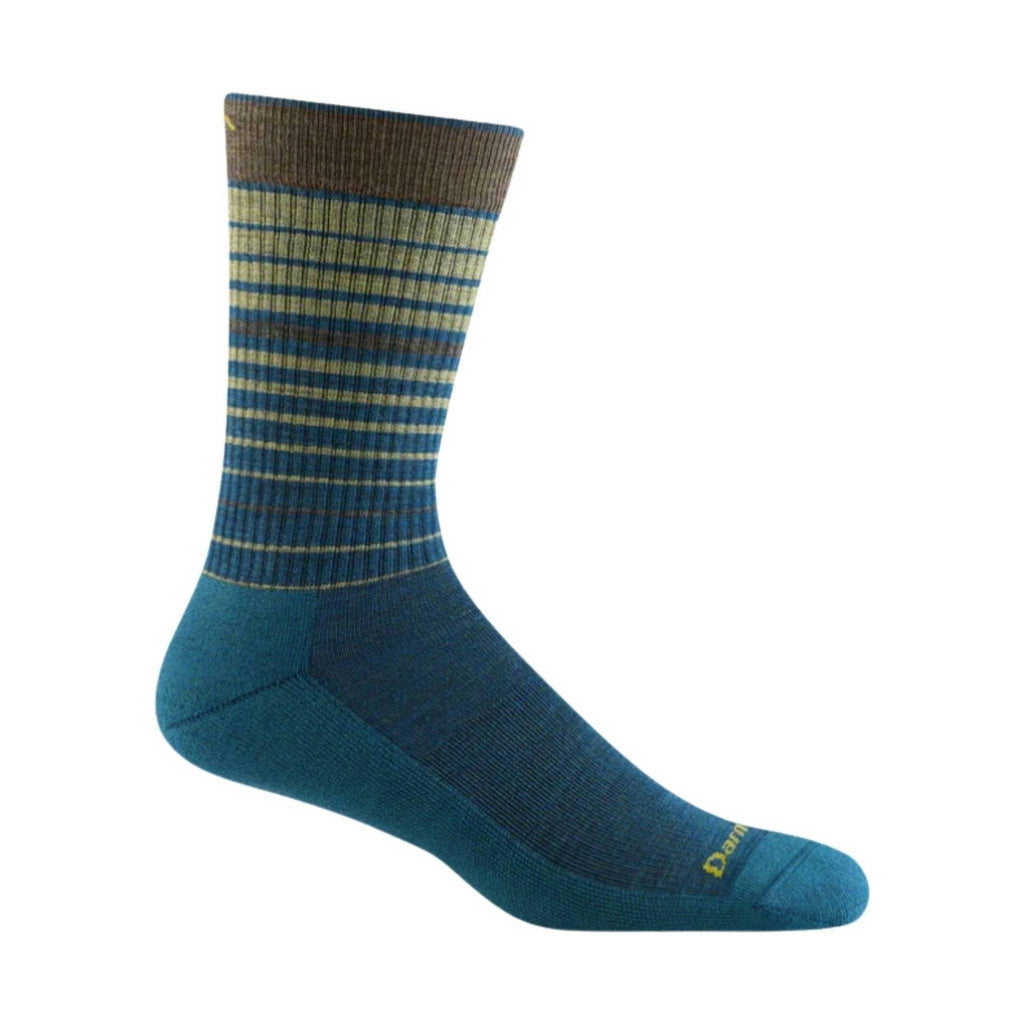 Darn Tough Vermont Men's Frequency Crew Lightweight Lifestyle Sock - Dark Teal - Lenny's Shoe & Apparel