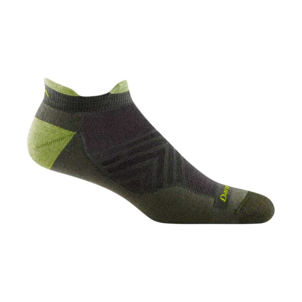 Darn Tough Vermont Men's Run No Show Tab Ultra Lightweight Running Sock - Fatigue - Lenny's Shoe & Apparel