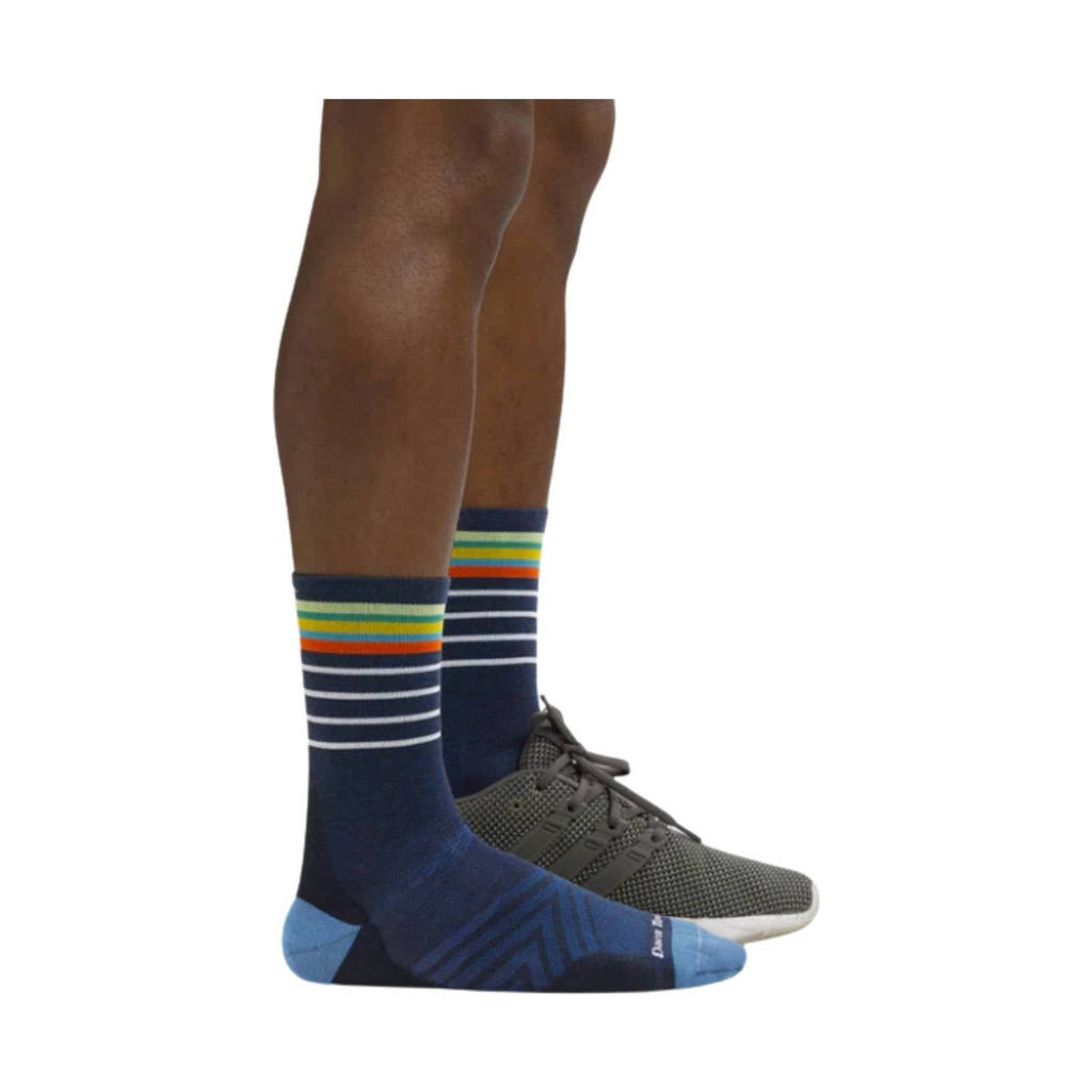 Darn Tough Vermont Men's Stride Micro Crew Ultra Lightweight Running Sock - Eclipse - Lenny's Shoe & Apparel