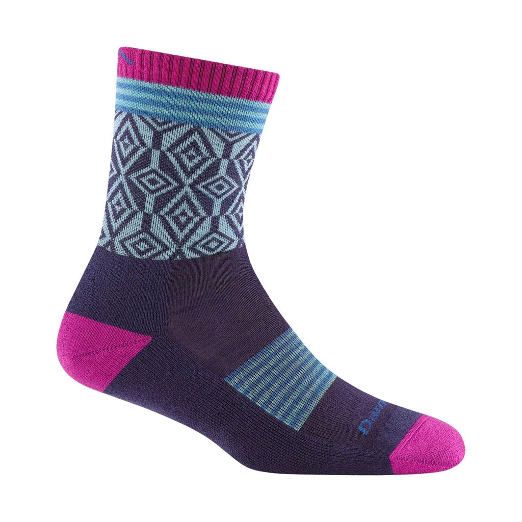 Darn Tough Vermont Women's Sobo Micro Crew Lightweight Hiking Sock - Blackberry - Lenny's Shoe & Apparel