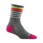 Darn Tough Vermont Women's Stride Micro Crew Ultra-Lightweight Running Sock - Gray - Lenny's Shoe & Apparel