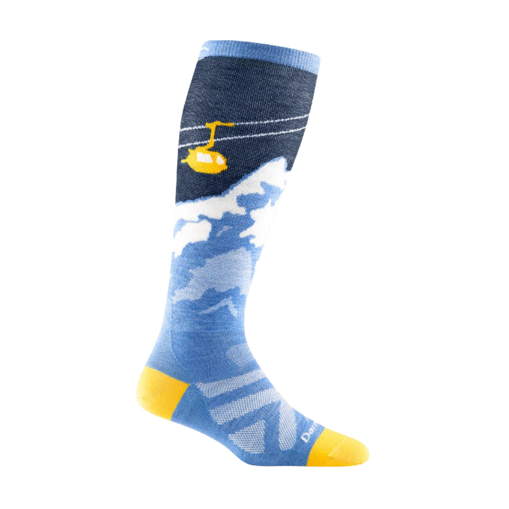 Darn Tough Vermont Women's Yeti Over The Calf Lightweight Ski and Snowboard Sock - Midnight - Lenny's Shoe & Apparel