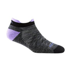 Darn Tough Women's Run No Show Tab Ultra Lightweight Sock - Space Grey - Lenny's Shoe & Apparel