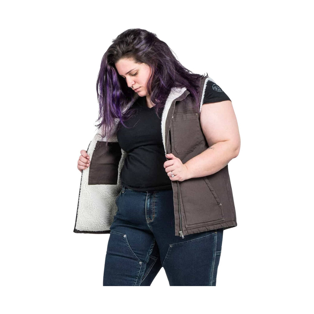 Dovetail Women's Old School Work Vest - Kodiak Brown - Lenny's Shoe & Apparel