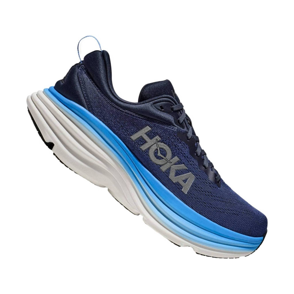 HOKA Men's Bondi 8 - Outer Space/All Aboard - Lenny's Shoe & Apparel