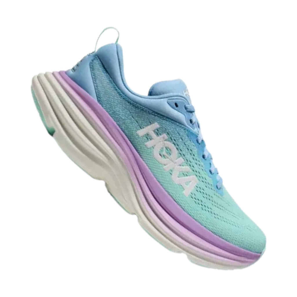 HOKA Women's Bondi 8 - Airy Blue/Sunlit Ocean - Lenny's Shoe & Apparel