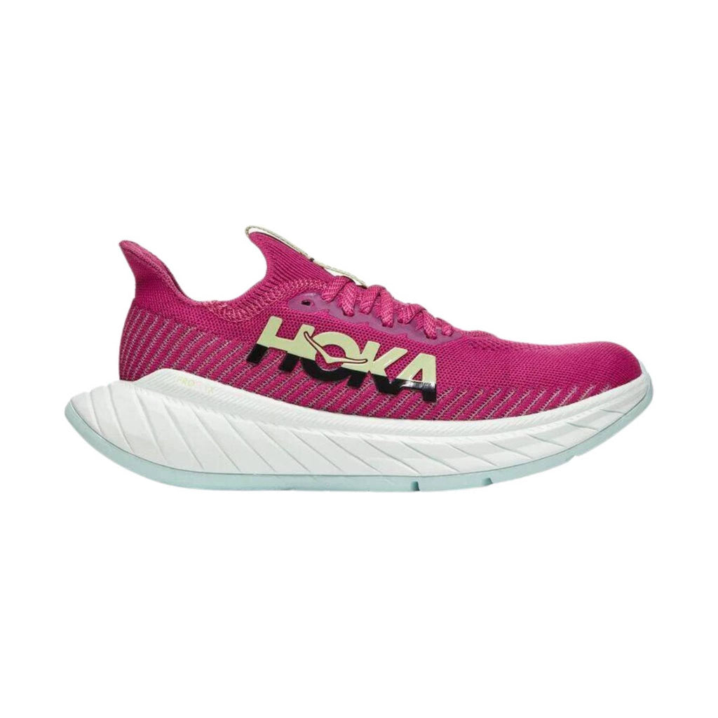 HOKA Women's Carbon X 3 Running Shoe - Festival Fuchsia/ Black - Lenny's Shoe & Apparel