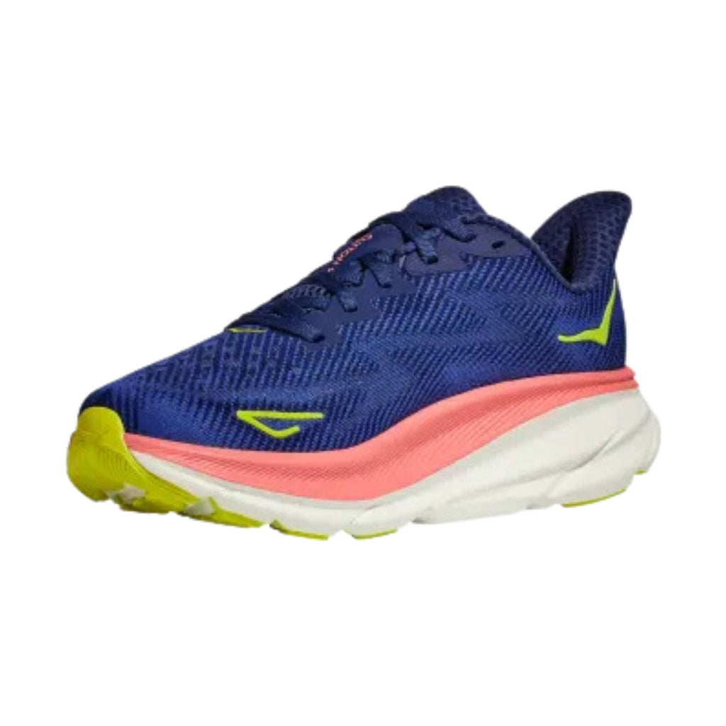 HOKA Women's Clifton 9 - Evening Sky/Coral - Lenny's Shoe & Apparel