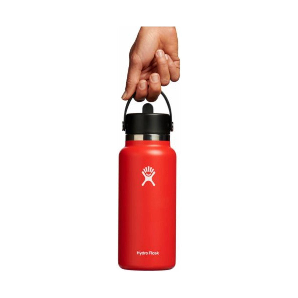 Hydro Flask 32oz Wide Mouth with Flex Straw Cap - Goji - Lenny's Shoe & Apparel