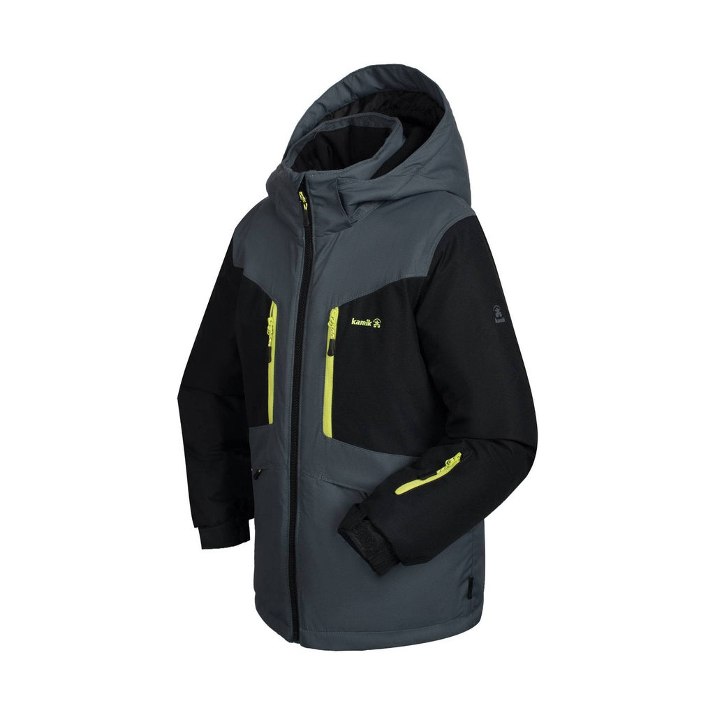 Kamik Kids' Max Jacket - Asphalt/Black - Lenny's Shoe & Apparel