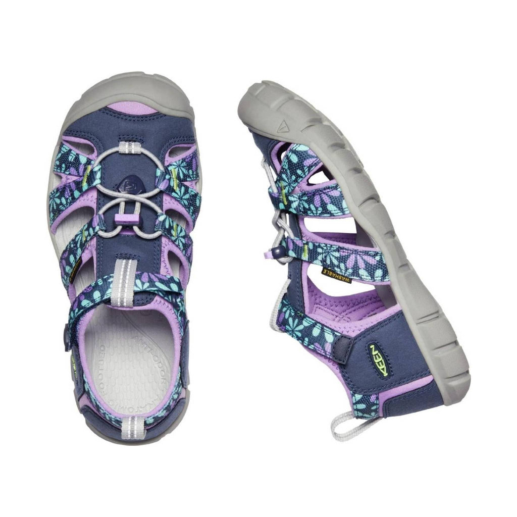 KEEN Big Kids' Seacamp II CNX - Black Iris/African Violet - Lenny's Shoe & Apparel