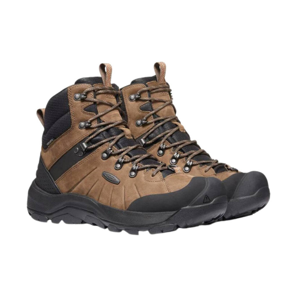 KEEN Men's Revel IV Mid Insulated Polar Boot - Dark Earth/Caramel Cafe - Lenny's Shoe & Apparel