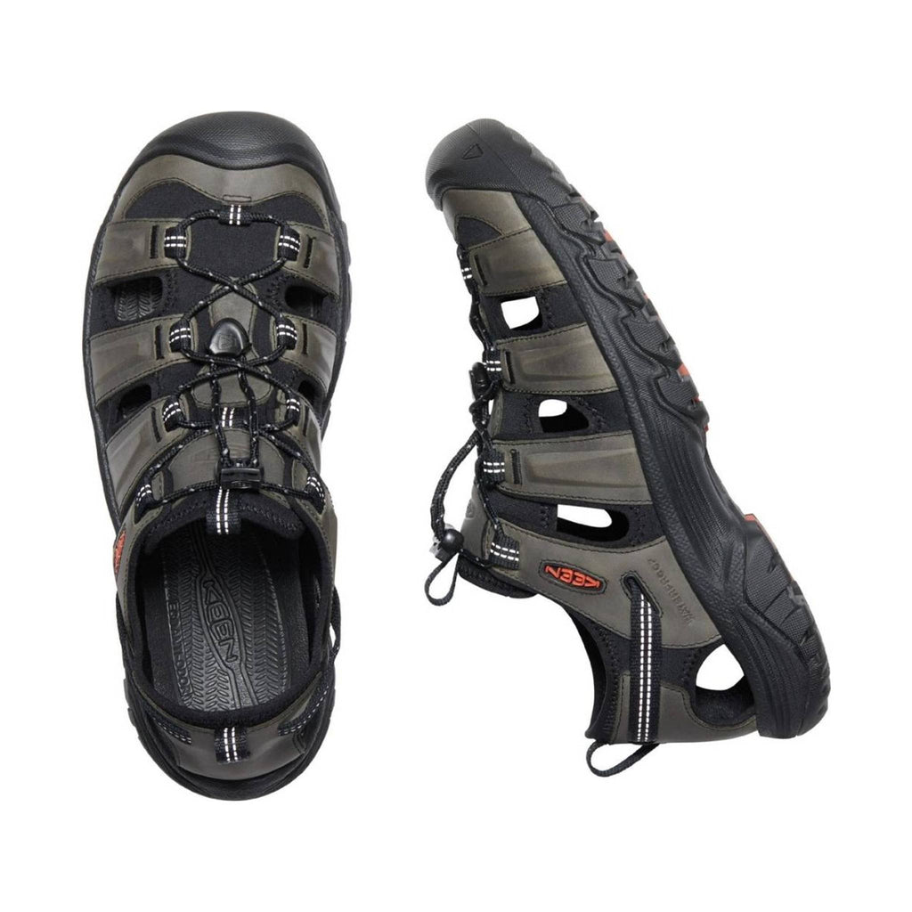 KEEN Men's Targhee III Sandal - Grey/Black - Lenny's Shoe & Apparel