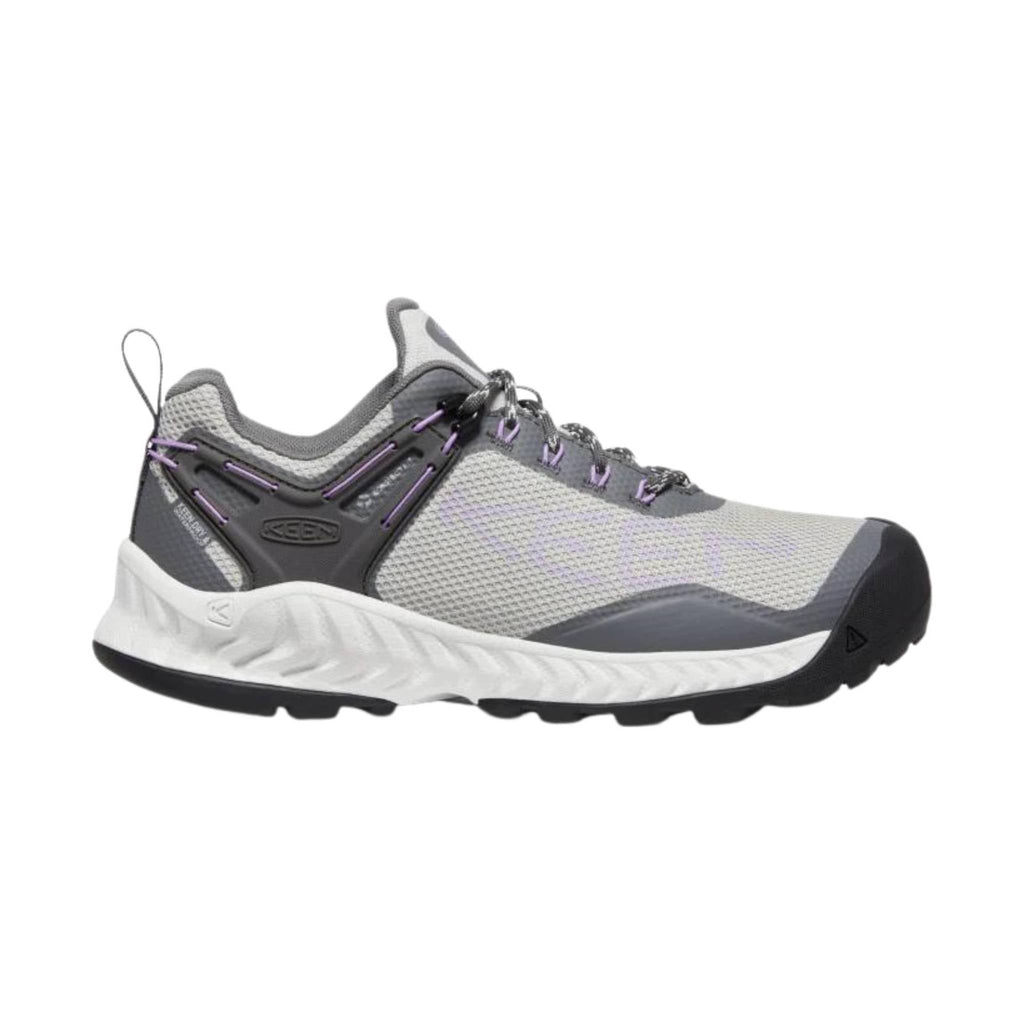 KEEN Women's NXIS EVO Waterproof Shoe - Steel Grey/English Lavender - Lenny's Shoe & Apparel