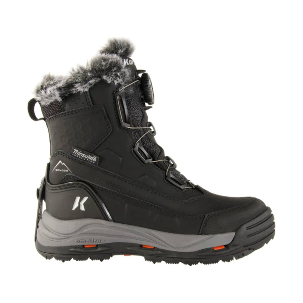 Korkers Women's Snowmageddon Boa Winter Boots - Black - Lenny's Shoe & Apparel