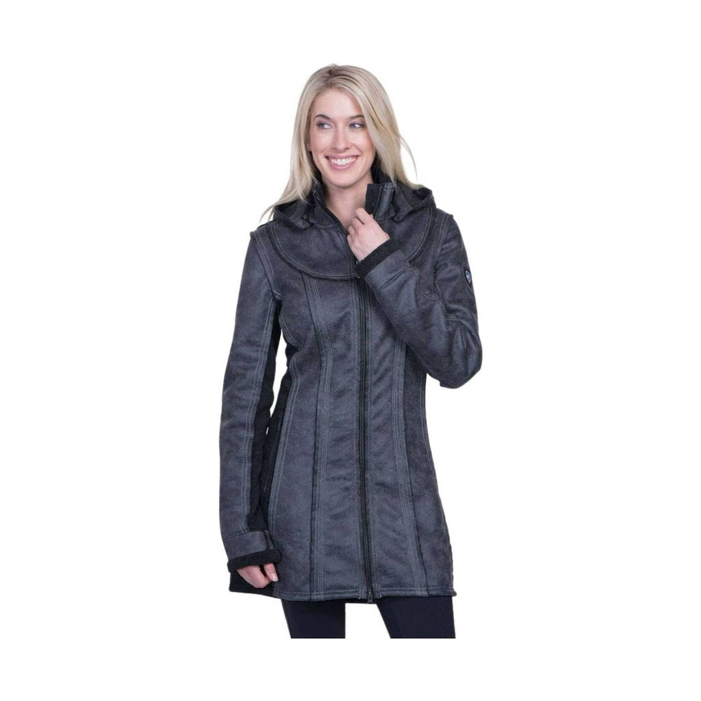 Kuhl Women's Dani Sherpa Trench - Raven - Lenny's Shoe & Apparel